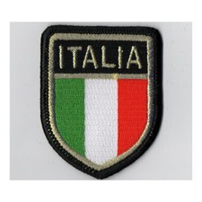 SCUDETTO TRICOLORE ITALIA TOPPA PATCH TERMOADESIVA 60x50mm