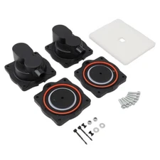 For HP60/80 Air Pump Rebuild Complete Kit Fit For HP 80 Repair Kit Plastic,Black