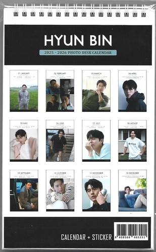 Hyun Bin Photo Calendar 2025 & 2026 K-ACTOR/K-POP 202406 - Picture 2 of 2
