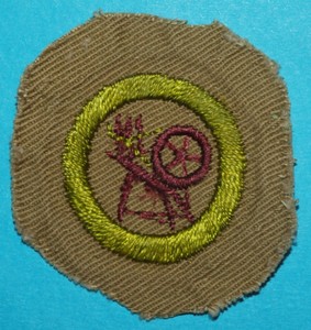 TEXTILES TYPE A MERIT BADGE - FULL SQUARE - BOY SCOUTS - H45 | eBay