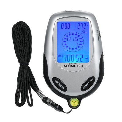 8-in-1 Electronic Handheld Altimeter  Barometer  Weather V5O1