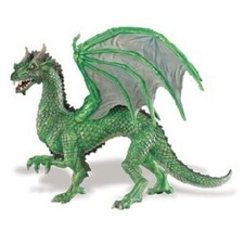 Safari Ltd 10155 Forest Dragon With Golden Eyes 16 Cm Mythology Series