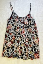 Show Me Your MuMu Aztec Floral Trapeze Mini Dress Sz M EUC