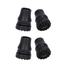 4Pcs Cane Tips 3/4 Inch Heavy Duty Rubber Cane Tips anti Slip TPR Replacement