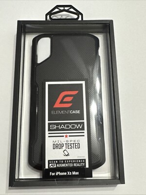Element Case Shadow Drop Tested case for iPhone iPhone XS Max  - Black