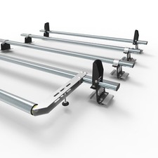 Vauxhall Movano ROOF RACK 4 Bars WITH Stops + Roller (2010-2021) LWB -AT83LS+A30