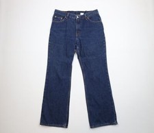 Vintage 90s Levis 517 Mens 32x30 Faded Western Flared Bootcut Denim Jeans Blue