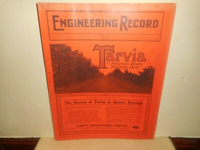1910 ENGINEERING RECORD Magazine BEAR RIVER POWER PLANT CO, BRYANT BUILDING NY