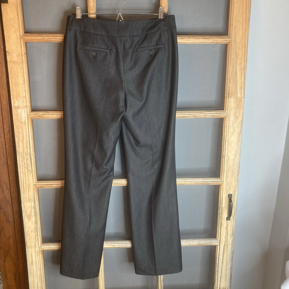 Pantalones de vestir para mujer Focus 2000 negros talla 6, mezcla de rayón 32x31, puños de 10" Foto 3 de 4