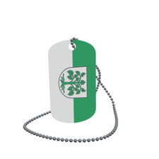 Dog Tag Flag Schutterwald Dog Tag Aluminium 30 x 50mm