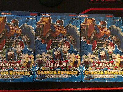 Yugioh Geargia Rampage Structure Deck (3x, OVP, Deutsch)