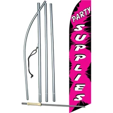 Party Supplies Swooper Flag Kit