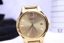 Seiko V732-0450 Quartz Gold -Tone Vintage Men’s Watch