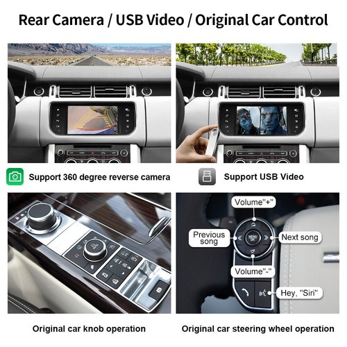 Carplay Android Auto Decoder Box for Land Rover Discovery Evoque Bosch Head Unit - Picture 3 of 12