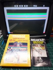 Atari VCS CX-2600 Breakout Game Boxed Tested Working Complete Retro Vintage PAL