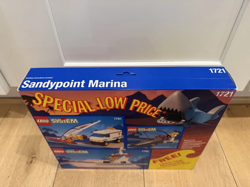 Lego System 1721 Sandypoint Marina Town paquete de 3 1994 vintage retirado 1791 1792 Foto 2 de 4