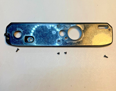 Minolta X-700 Base Plate w/(4) Screws & Original Protective Plastic OEM - No Cap
