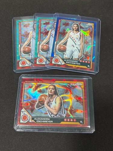 2025 Topps Chrome McDonald's AA #30 Alexandra Eschmeyer Color Parallels SP QW