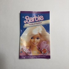 1980s Barbie Fashion Booklet Multi-fold