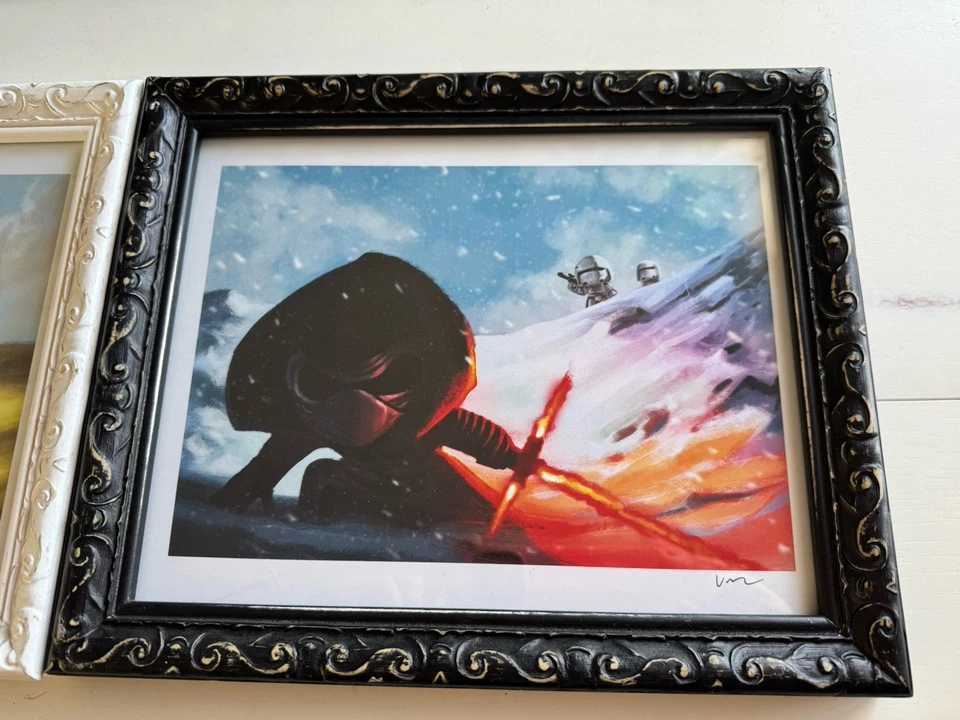 Impresiones enmarcadas de Star Wars: Force Awakens por Jeff Victor / Wondercon 2015 Foto 3 de 4