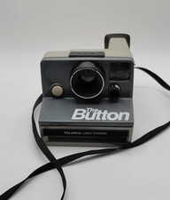 Polaroid "The Button" Land Camera SX-70 Film Instant Camera USA Made UNTESTED
