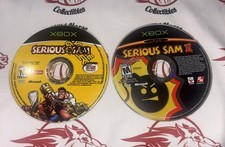 Serious Sam 1 + Serious Sam 2 Microsoft Xbox Bundle - Discs Only - Tested
