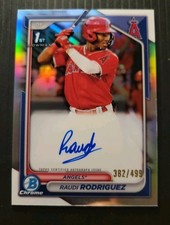 2024 Bowman Chrome - Prospect Autographs Raudi Rodriguez #CPA-RR Refractor /499
