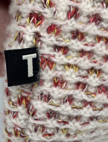 Ted Baker Long Sleeve Textured Crewneck MMK Grouse Natural Size 5 NWT $225 - Picture 12 of 13