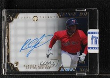 2015 Topps Tribute Auto Black 9/50 Rusney Castillo #TA-RUS Auto a2v