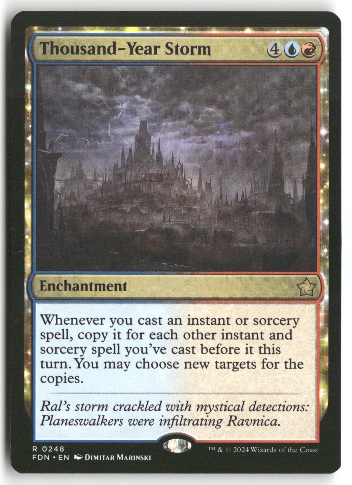 Thousand-Year Storm 248 FDN R NM Magic: The Gathering