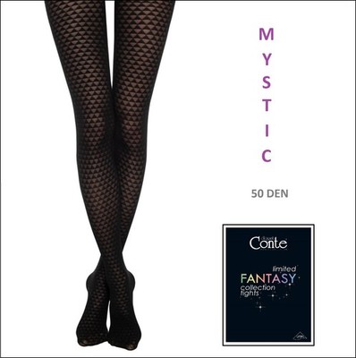 Conte Mystic Style Qualitäts halbtransparente Strumpfhose 50 DEN...