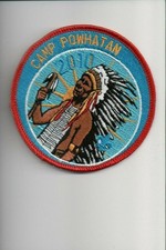 2010 Camp Powhatan patch (Red)