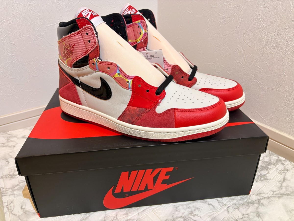 Nike Air Jordan 1 スパイダーマン27cm Nike Air Jordan 1 Retro High Spider-Man Next Chapter Shoes DV1748