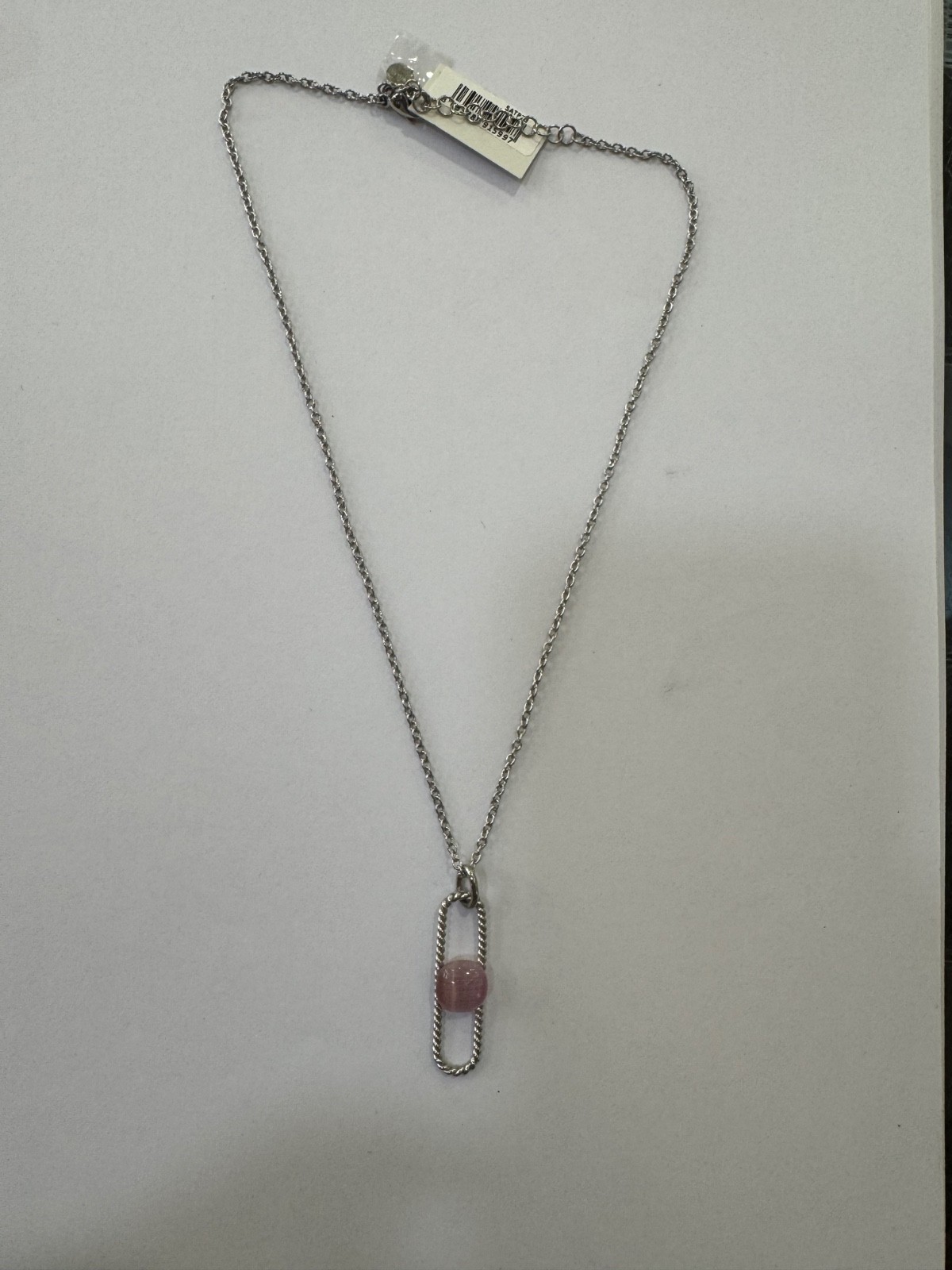 COLLANA MORELLATO DONNA ""OCCHI DI GATTO ROSA""  REF SATP23 -NUOVO-