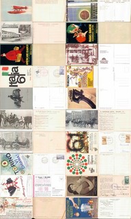 postcards ADVERTISING lot 20 pieces code 018 U