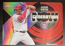 Juan Soto 2022 Topps Chrome Update Series Generation Now #GNC3 Nationals 