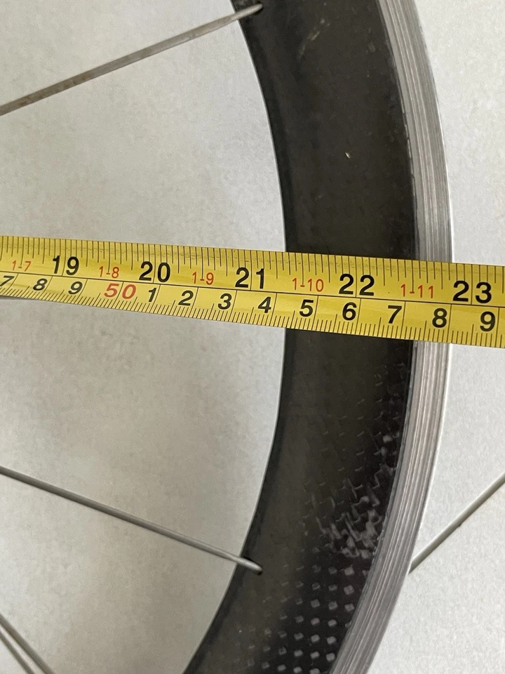 Rueda aerodinámica de fibra de carbono One Hed Alps 650c cubierta carretera TT triatlón de colección Foto 3 de 4