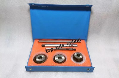 6 pcs HIGH CARBON STEEL VALVE SEAT REPAIR TOOLS KIT 2'',1.3/4''-45 DEG 1.5/8'' 70 D