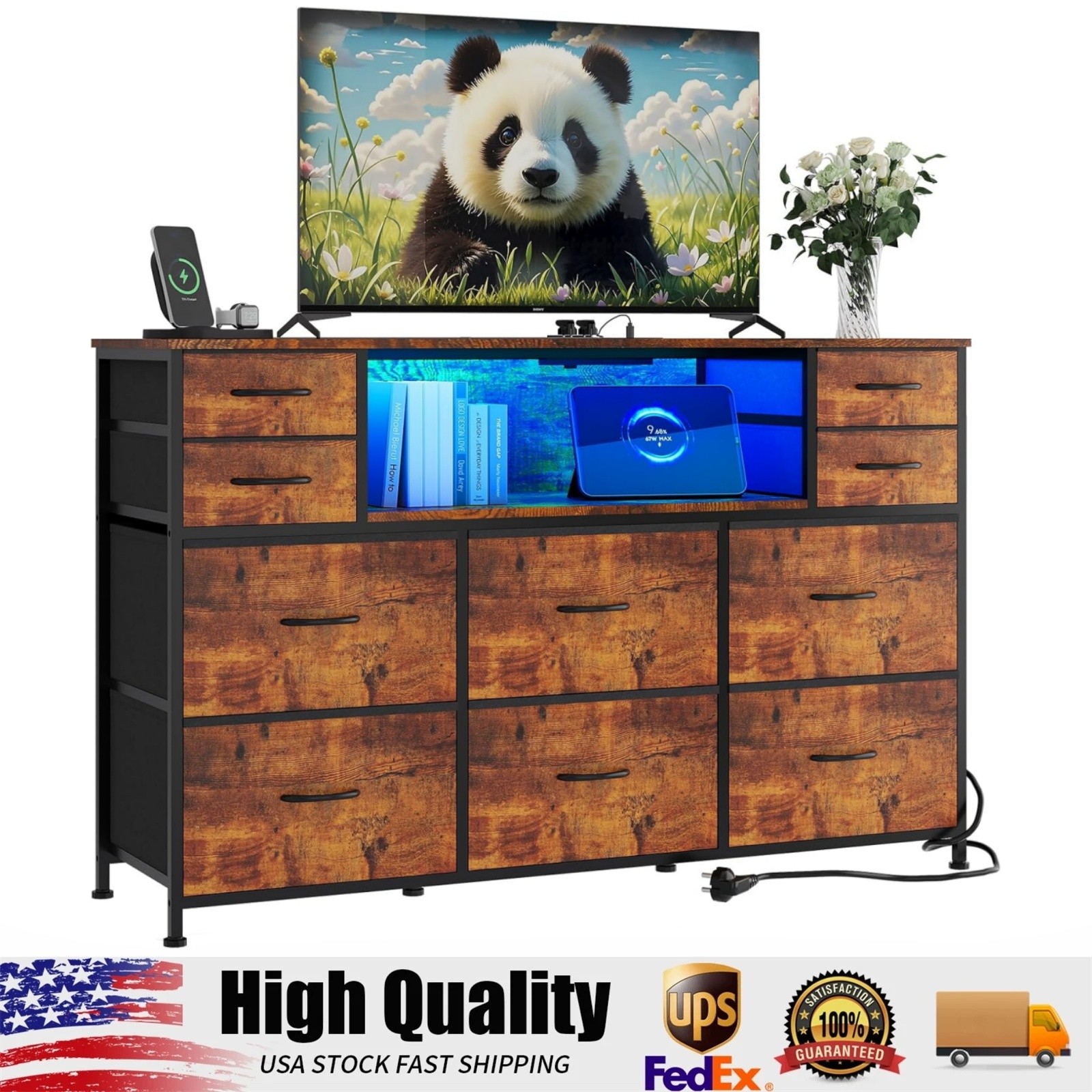 With Power Outlet,led Light