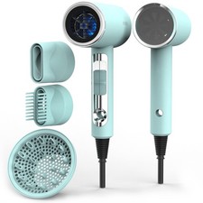 FUNTIN Hair Dryer with Intelligent Thermostat + Diffuser 2400W Tiffanny Blue NEW
