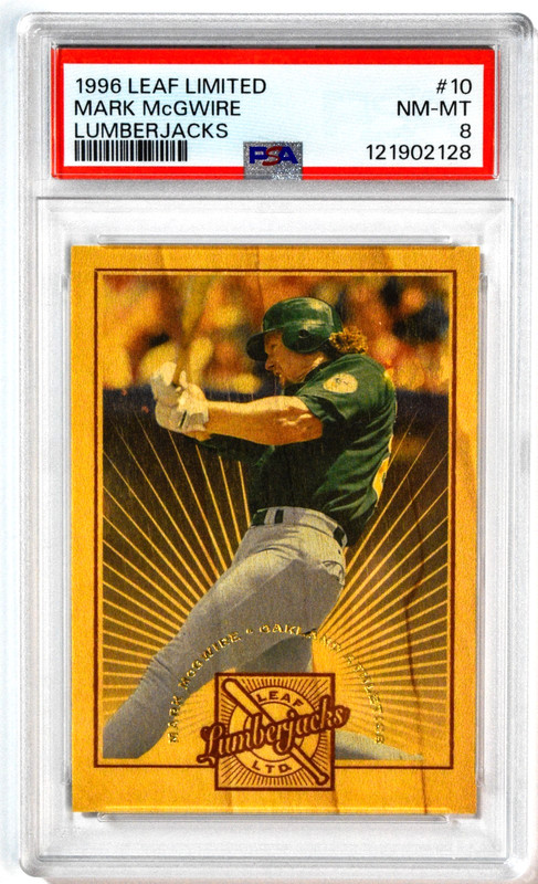 1996 Leaf Limited Lumberjacks #10 Mark McGwire /5000 PSA 8
