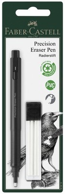 FABER-CASTELL Radierstift PRECISION ERASER PEN, Blisterkarte