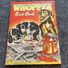 Whopper Paint Book VTG 1952 Whitman Publishing USA Unused