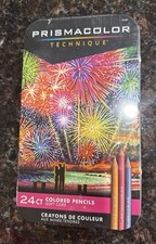 New PRISMACOLOR Technique Premier Soft Core 24 ct Assorted Color Pencils Drawing