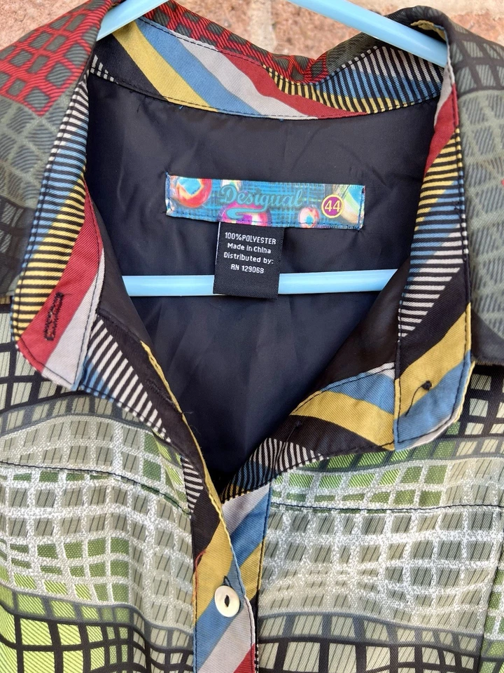 Vestido Camisa Desigual Mujer Talla 44 Europa Comprado en España Foto 3 de 4