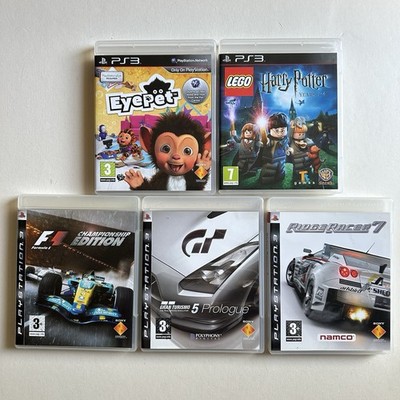 Sony Playstation 3 Harry Potter F1 Ridge Racer 7 Eyepet GT5 Prologue PS3 Spiele