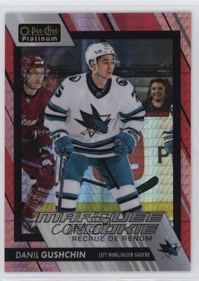 2023 O-Pee-Chee Platinum Marquee Rookies Red Prism Danil Gushchin Rookie RC c6j