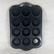 Nordic Ware 12 Tart Pan or  Cup Cake Mold Pan Cast Aluminum