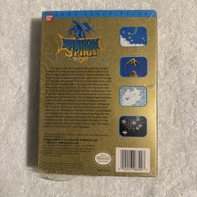 Nintendo NES Dragon Spirit the New Legend Game Game Only NIB