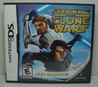 STAR WARS THE CLONE WARS JEDI ALLIANCE DS NINTENDO VIDEO GAME